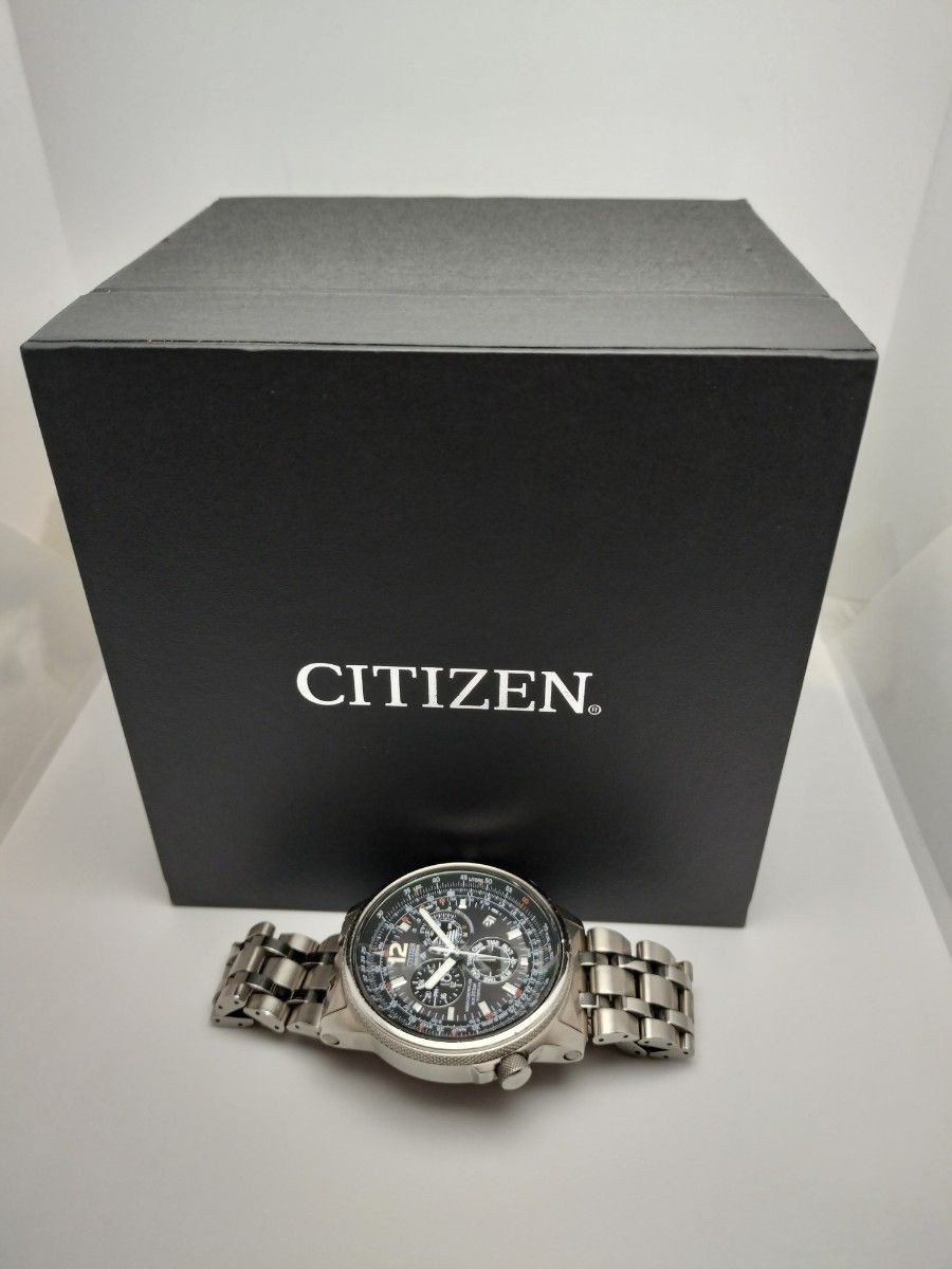 Citizen Promaster E610-T010318 Eco-Drive Radio Titanium Chronograph Watch
