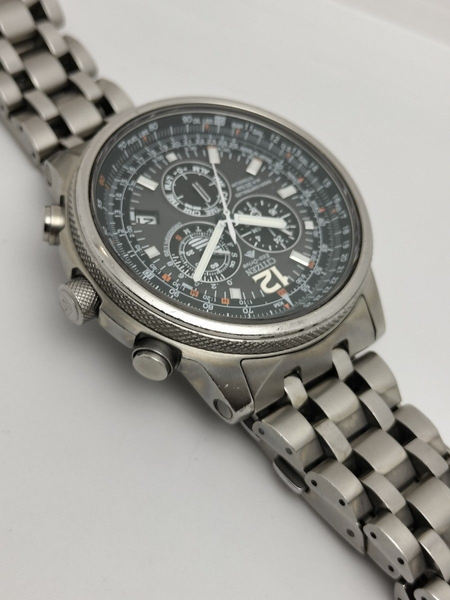 Citizen Promaster E610-T010318 Eco-Drive Radio Titanium Chronograph Watch