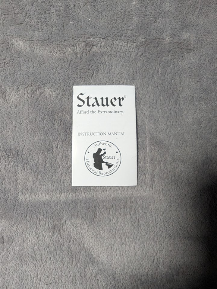 Stauer Men’s Chronograph Watch Jet-Setter Silver Stainless Steel NIB w packaging