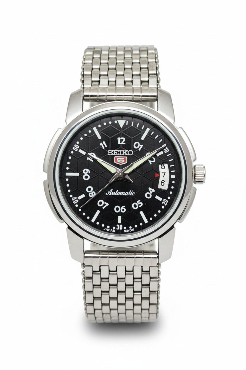 Refurbished Automatic Men’s Watch Day Date | Classic Vintage Style | Steel Strap