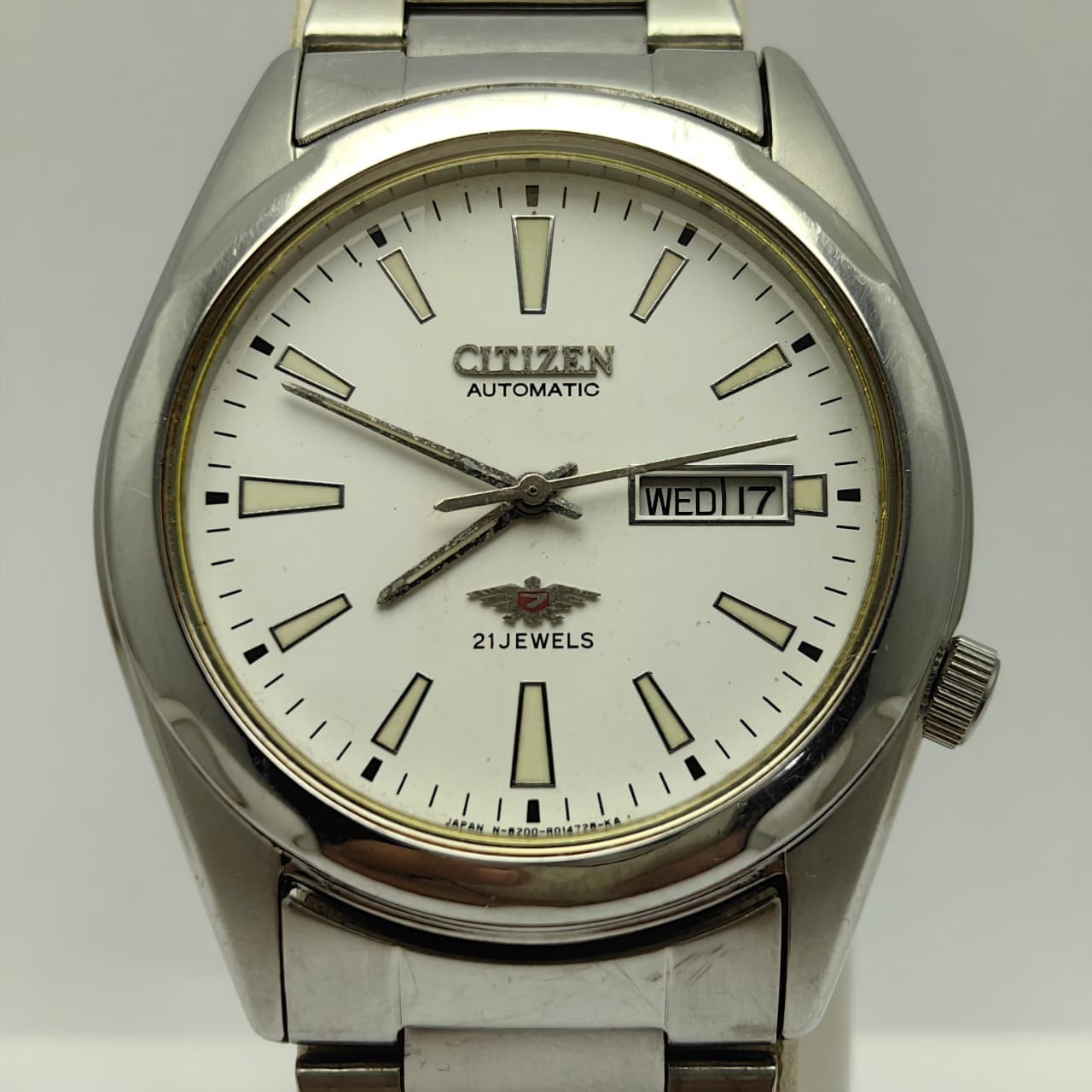 Vintage Citizen Eagle 7 Automatic Day/Date 21J GN-0-S 40mm Japan Men’s Watch