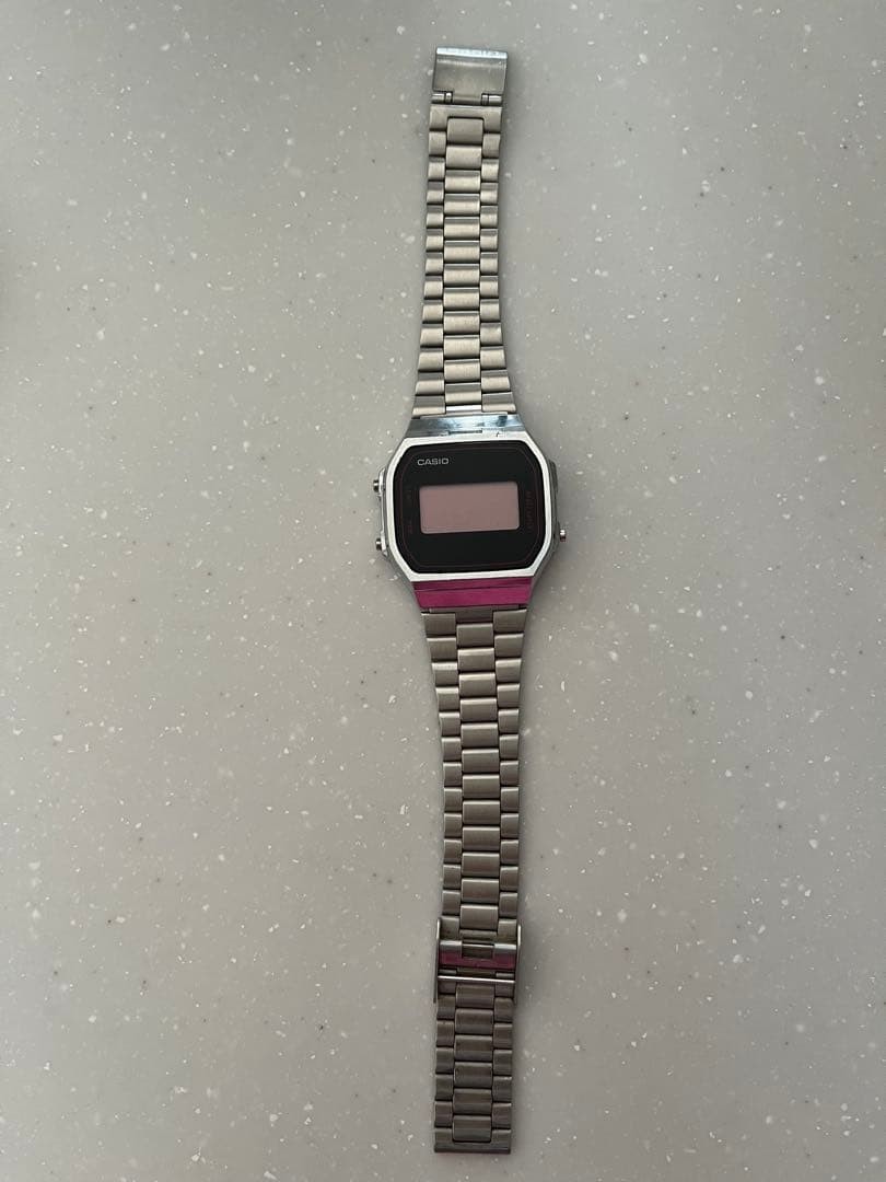 CASIO Digital Watch Stainless Steel A-168