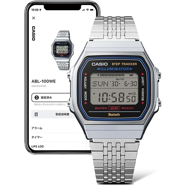 CASIO Collection STANDARD ABL-100WE-1A Bluetooth Quartz Digital ABL-100WE