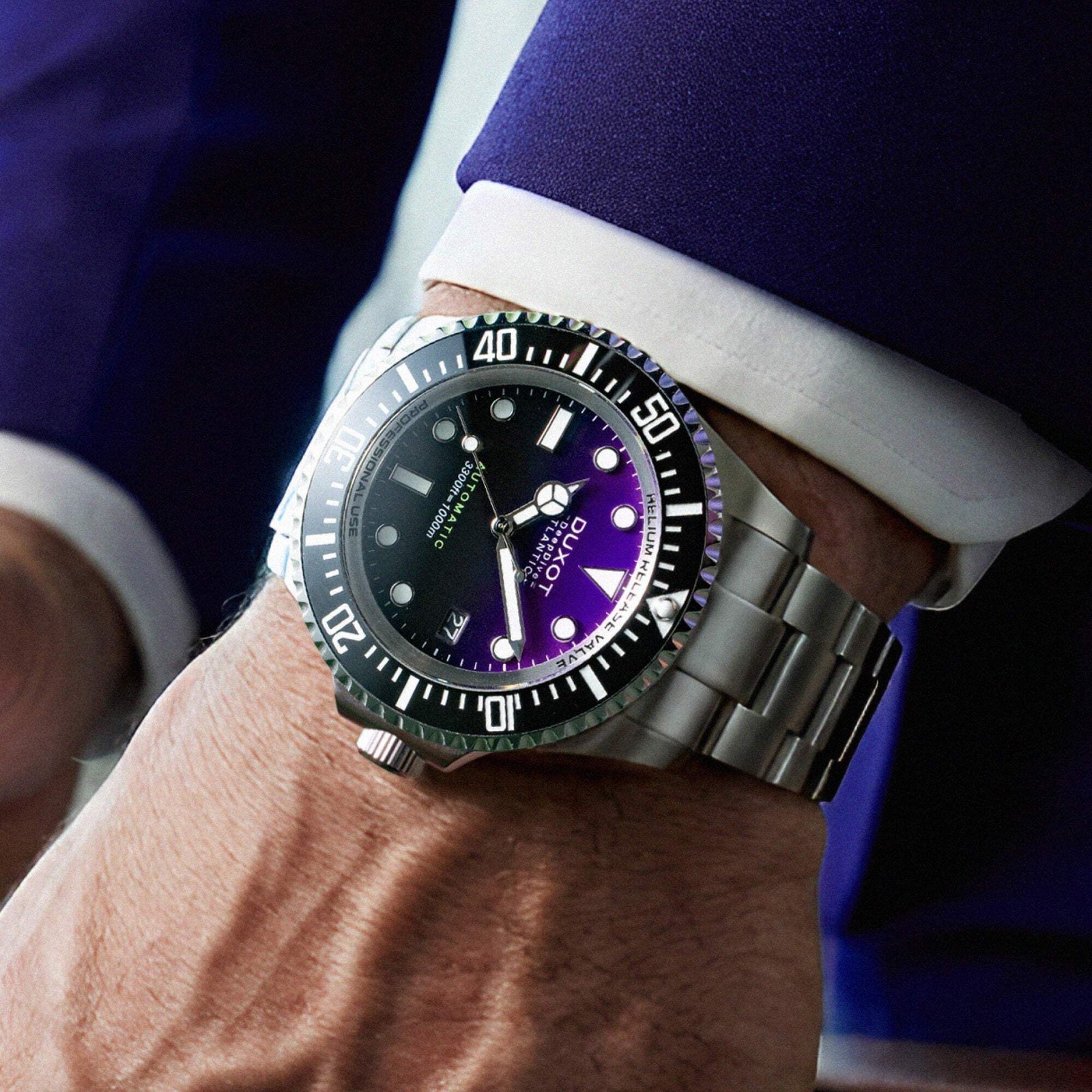 Atlantica Deep Dive Automatic Limited Edition Purple / Stainless Steel | Purple