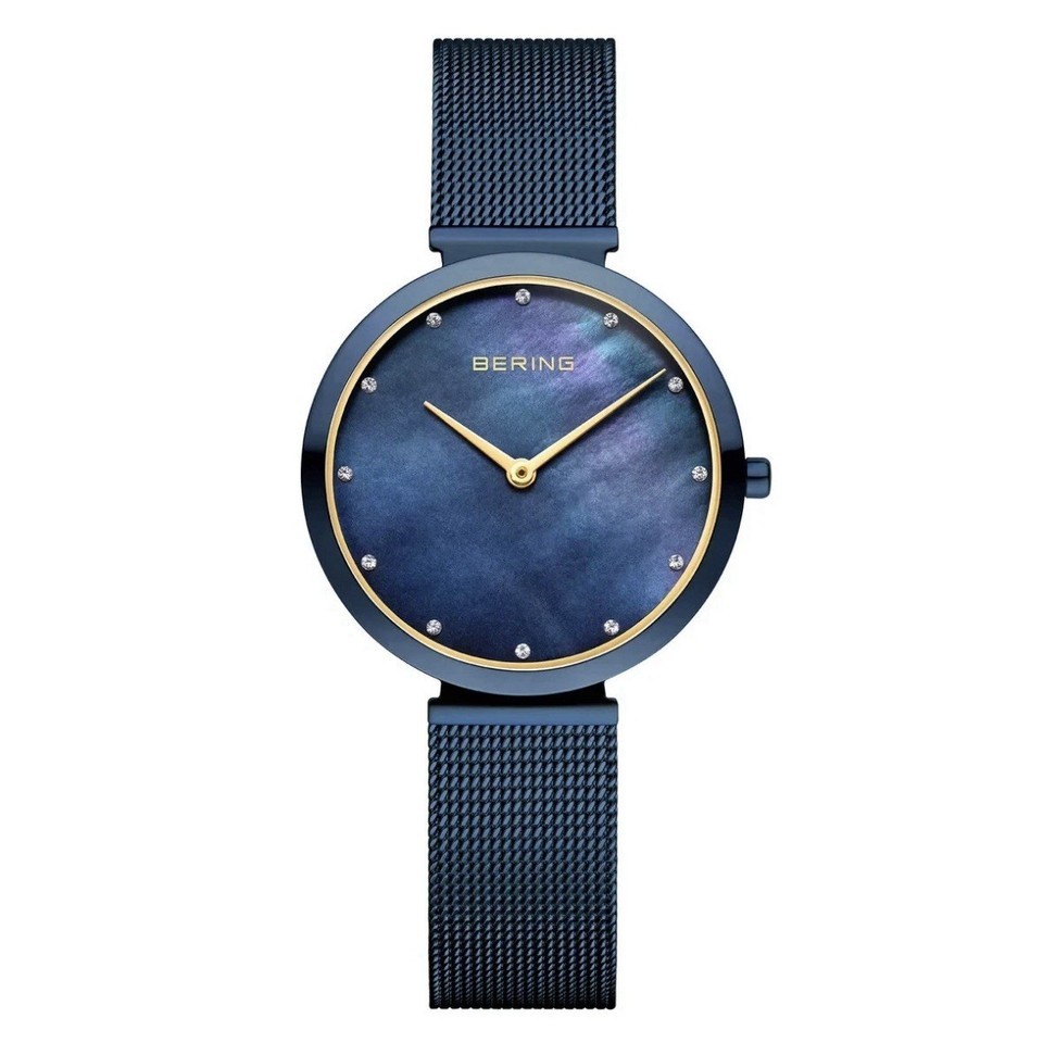 Bering Women’s Ultra Slim Stainless Steel Milanese Mesh Watch 32mm 18132-399
