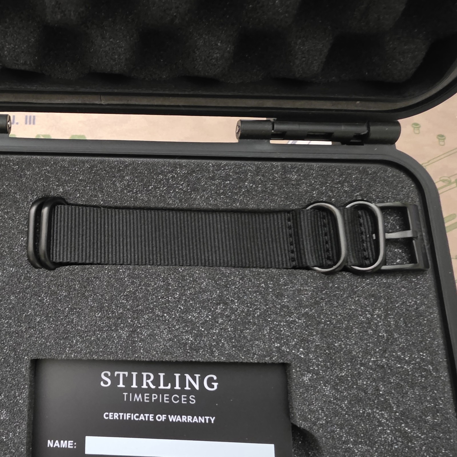 Stirling Brunt V1 Automatic Dive Watch – Black – Full Kit Rare Out of Production