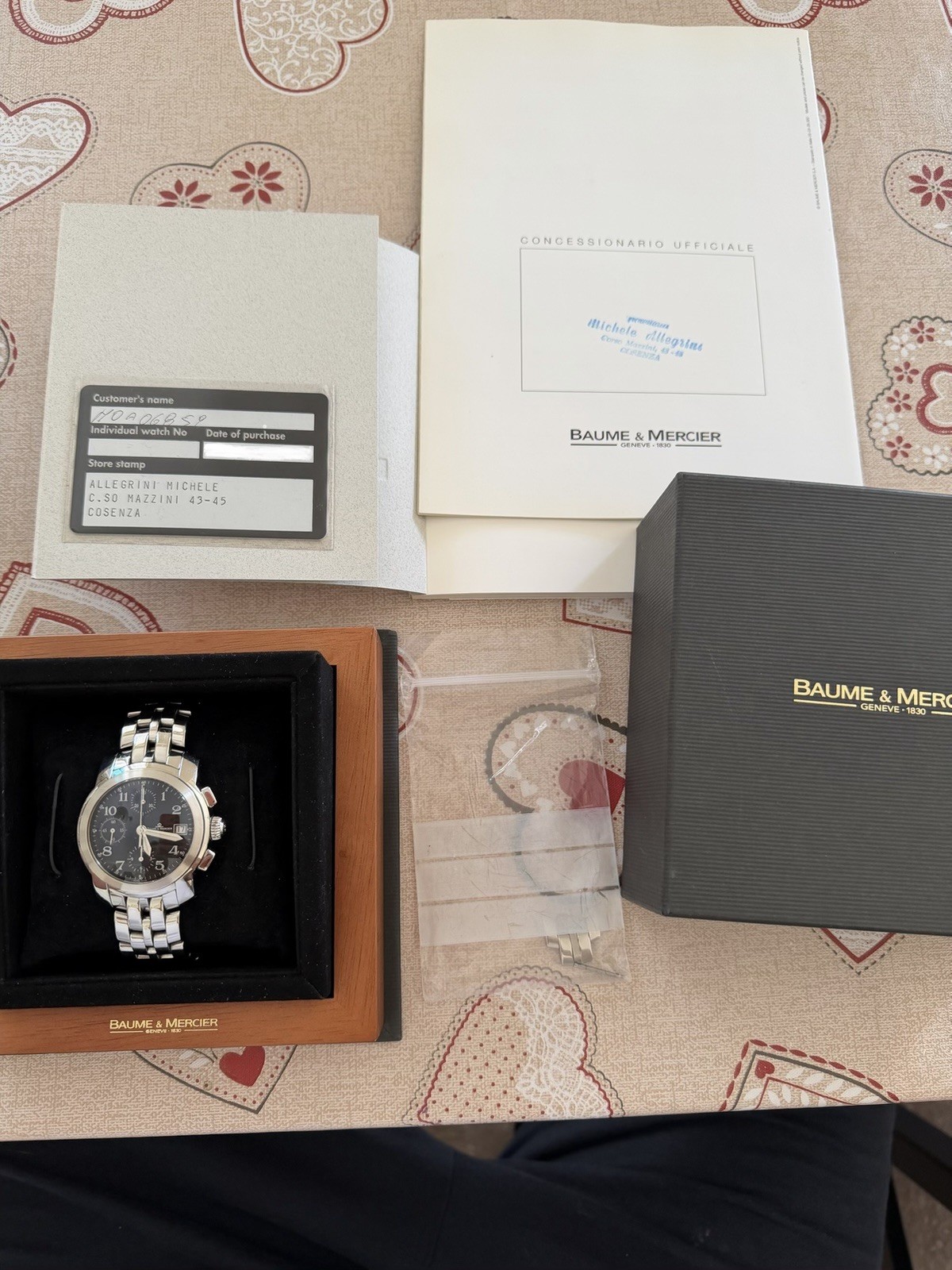 BAUME & MERCIER Capeland Black Automatic Watch