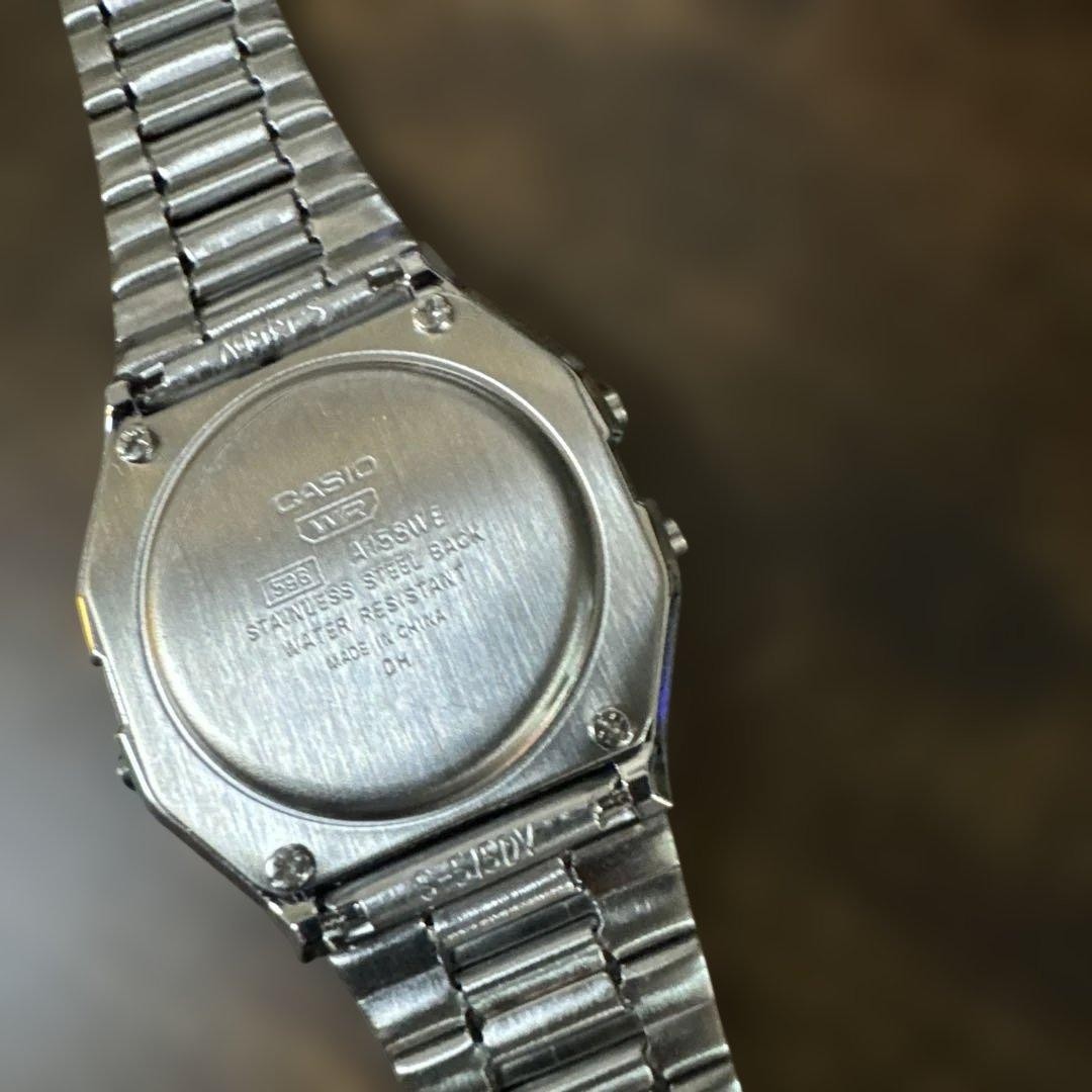 CASIO A158W Silver Digital Wristwatch