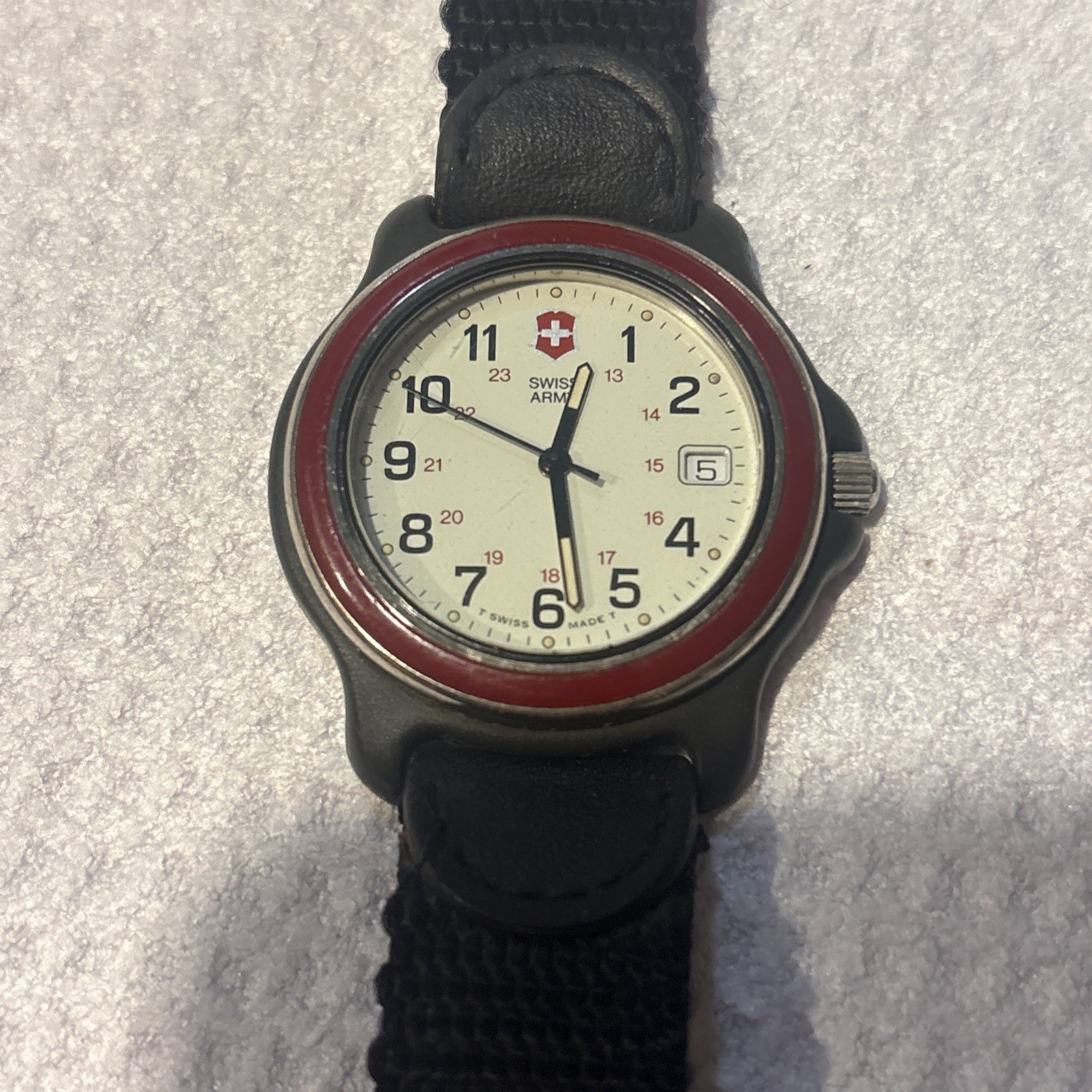 Vintage 90’s Swiss Army Adventure Team Marlboro Watch Needs Battery MEN WOMENS