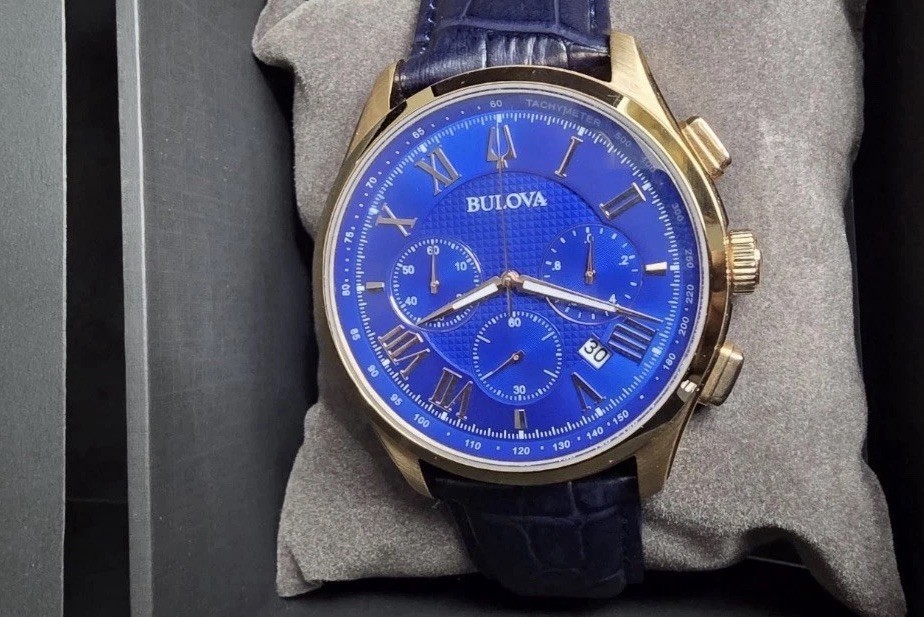 Bulova Wilton 97B170 Blue Dial Chronograph Men’s Watch