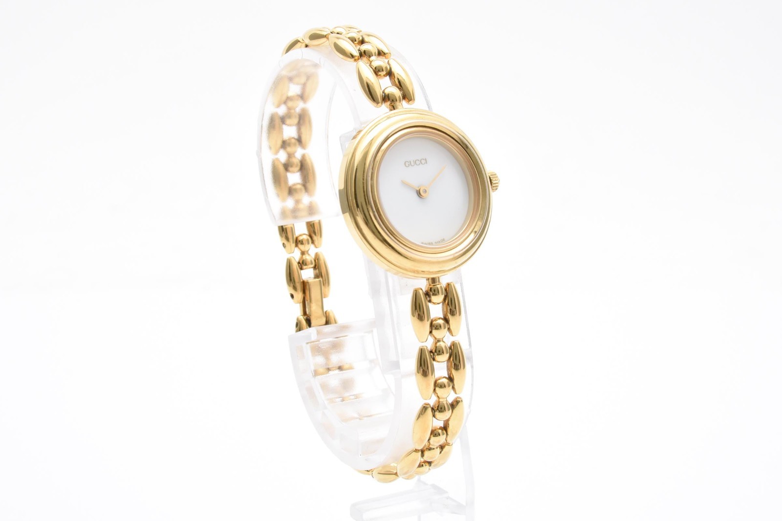 【Needs Repair/No case】Gucci Change Bezel 11/12.2 Gold White Dial 6 Colors Watch