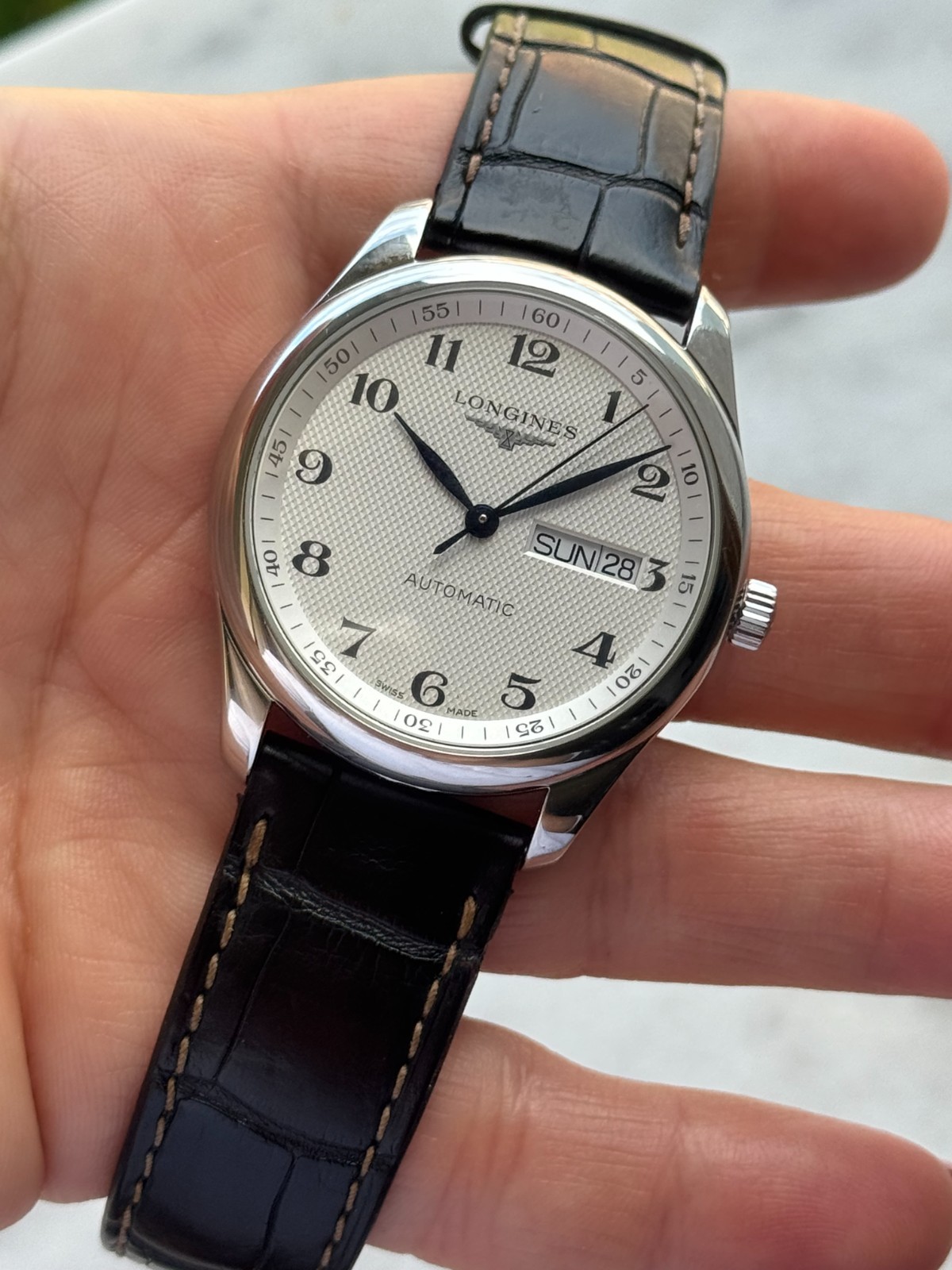 Longines Master Collection Automatic Day Date L2.755.4 Mens 38mm Swiss Made