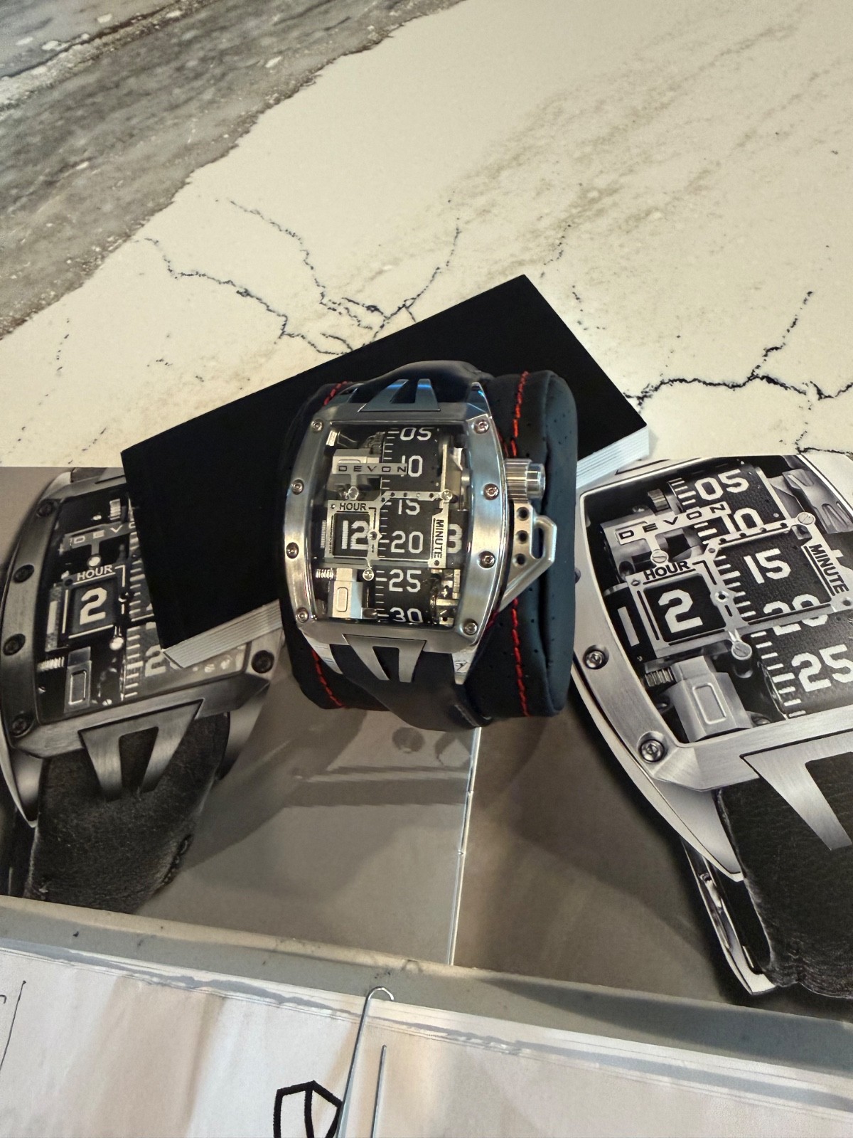 Devon Tread 2 VERY RARE “SHINING” Chronograph Complete Set with Box & MORE!