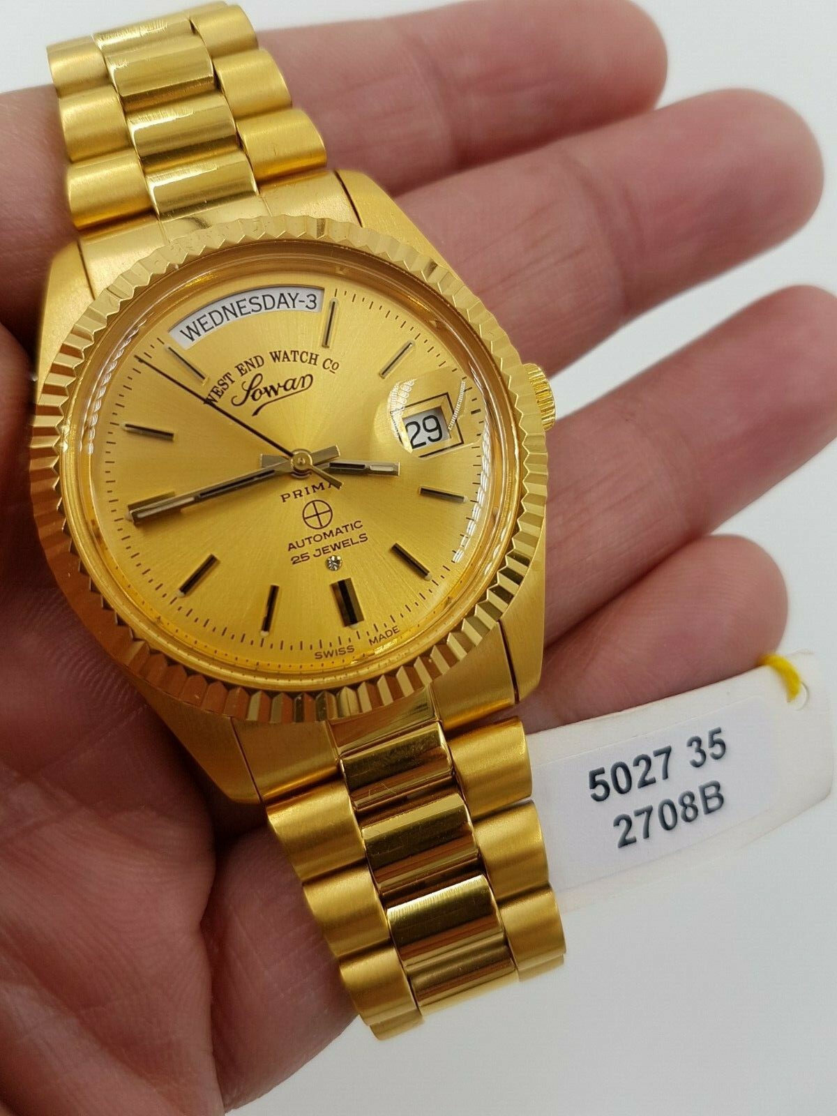 West End 5027.35.2708B Automatic Classic Oyster Swiss Unisex Rare Watch