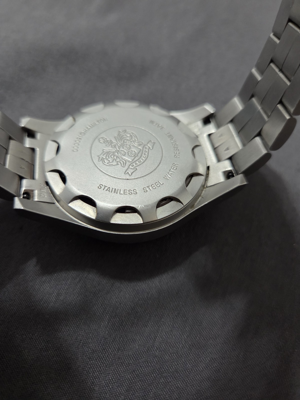 Vintage Hamilton Khaki Multi-Touch Steel Watch H91514133 RUNNING PERFECT
