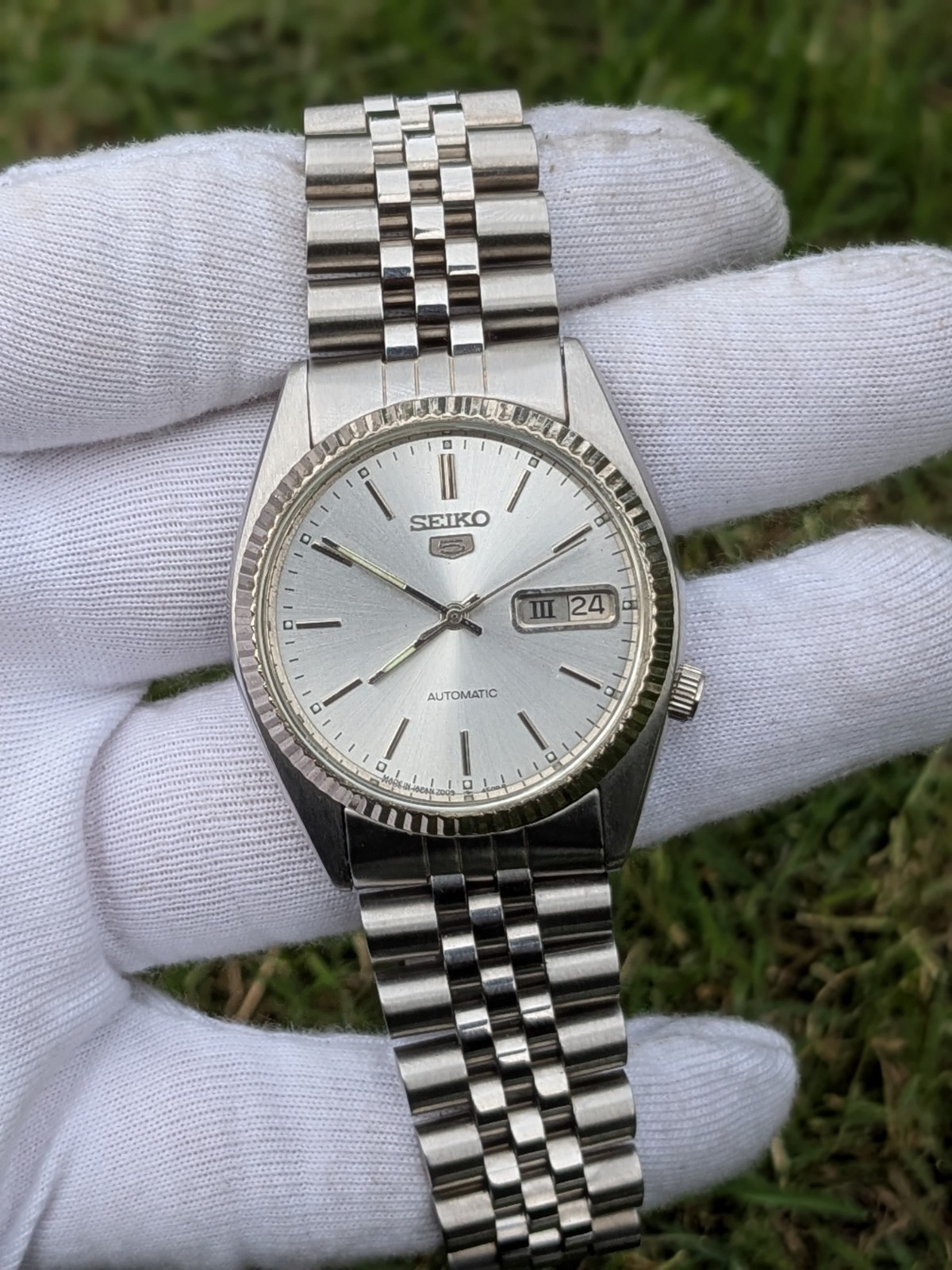 Vintage Seiko 5 Automatic Day/Date 7009-3171 Men’s watch Japan