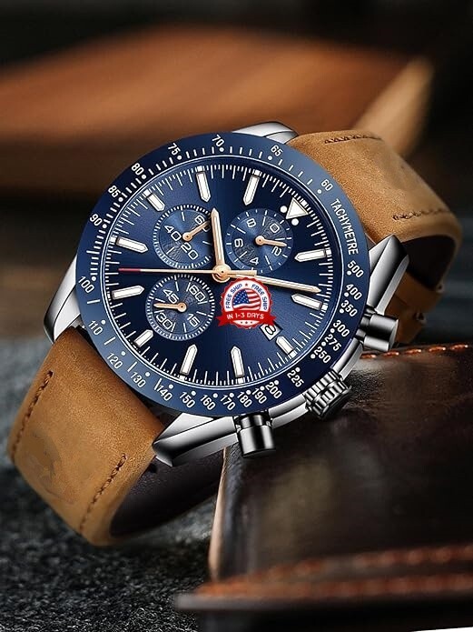 Relojes de lujo para hombre resistente al agua elegante reloj redondo automático