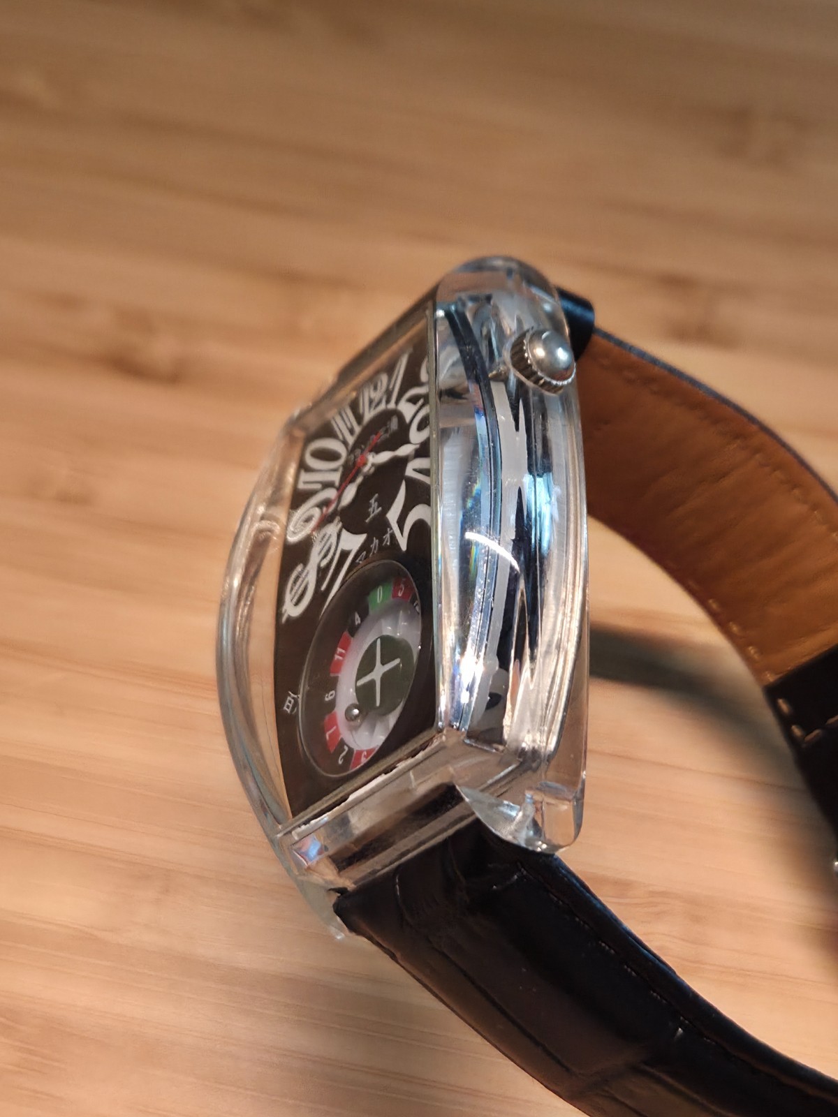Frank Miura ‘Roulette’ Watch – Model Macau No. 5 (Modified) – Ships from USA