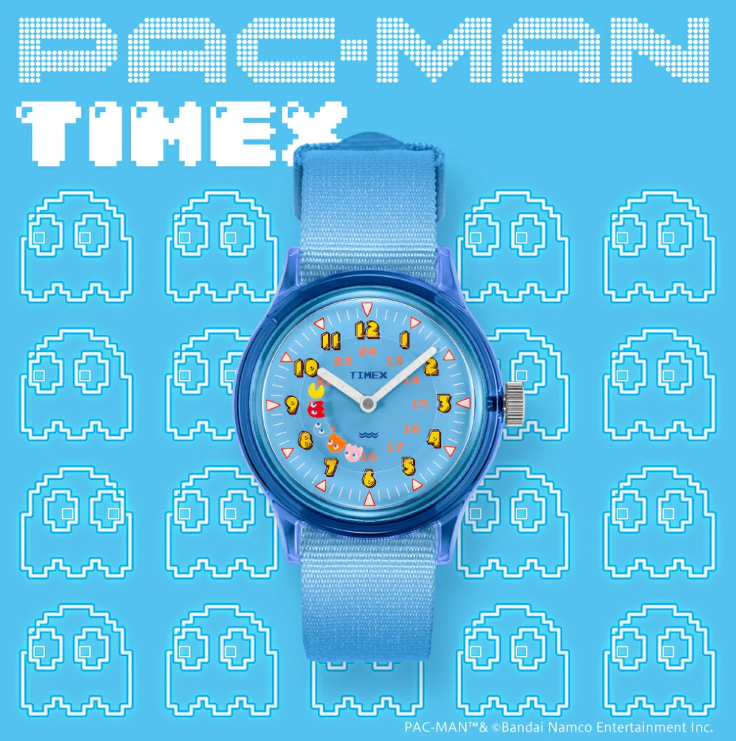 TIMEX PAC-MAN Collaboration Camper Wrist Watch Pac Man Pacman TW2V94000