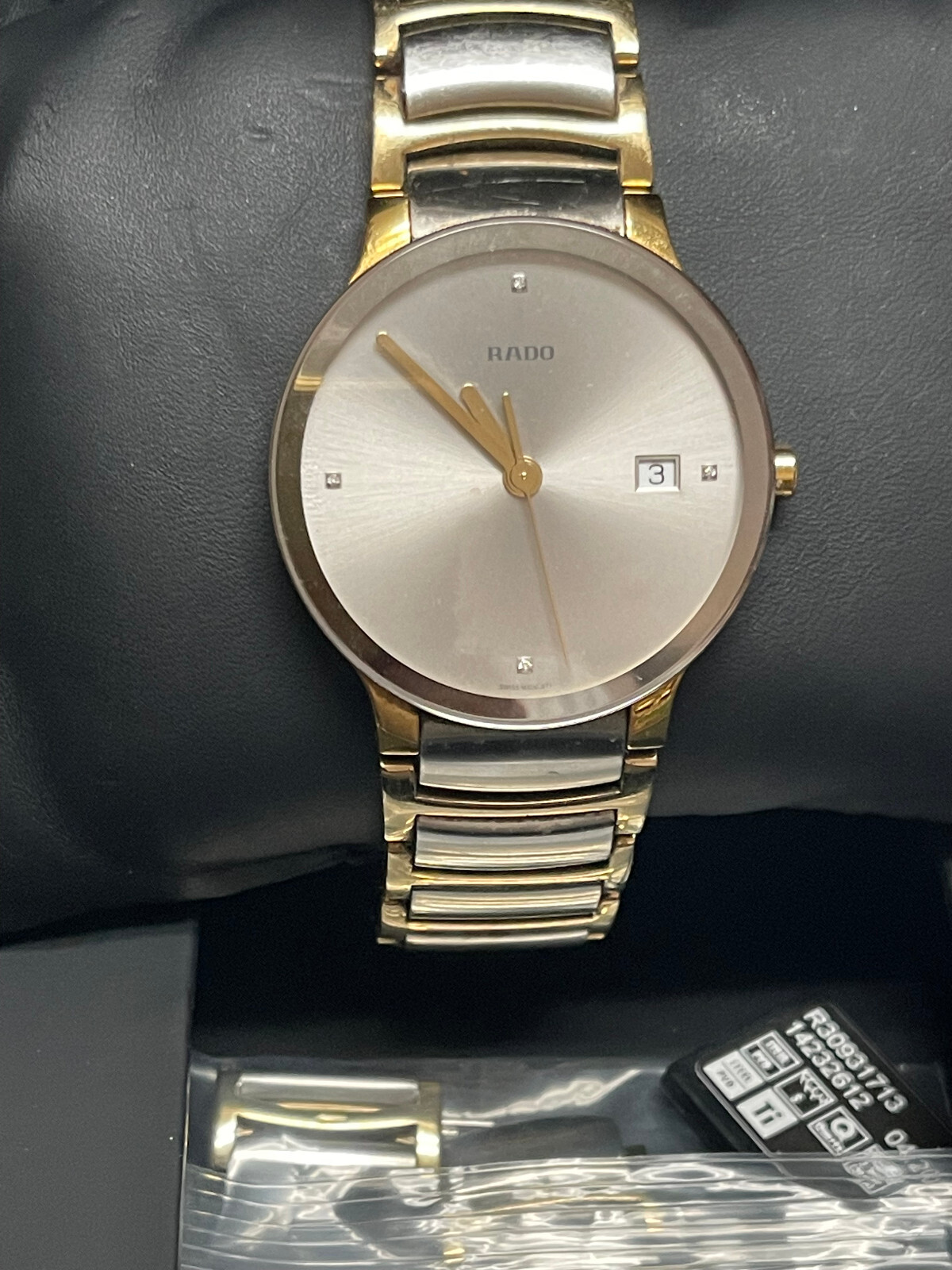 Rado Centrix Men or Woman’s Watch with Diamonds on the Face