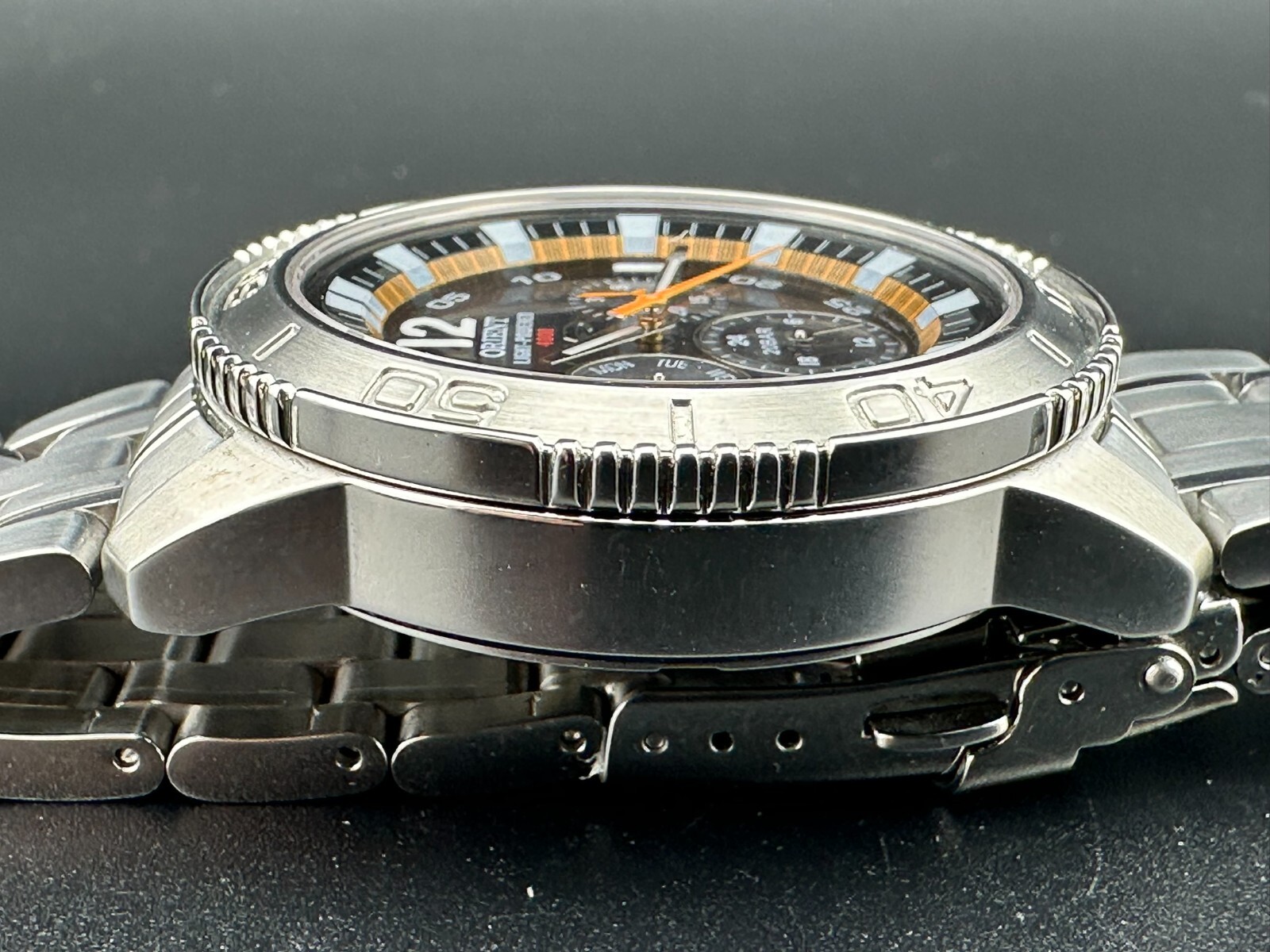 Orient Marcus Gronholm Collection Men’s Solar Day Date Quartz 43mm WV0041VF