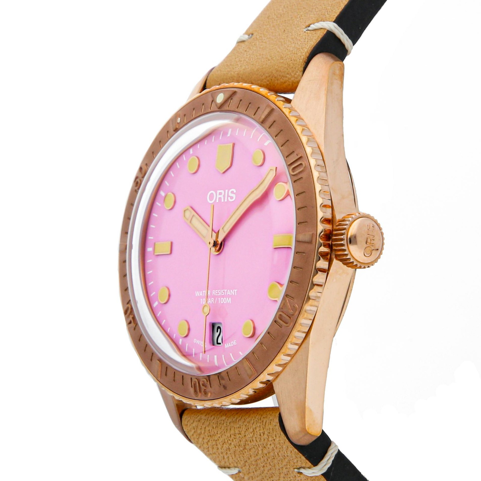 Oris Divers Sixty-Five ‘Cotton Candy’ Bronze Strap 01 733 7771 3158-07 5 19 04BR