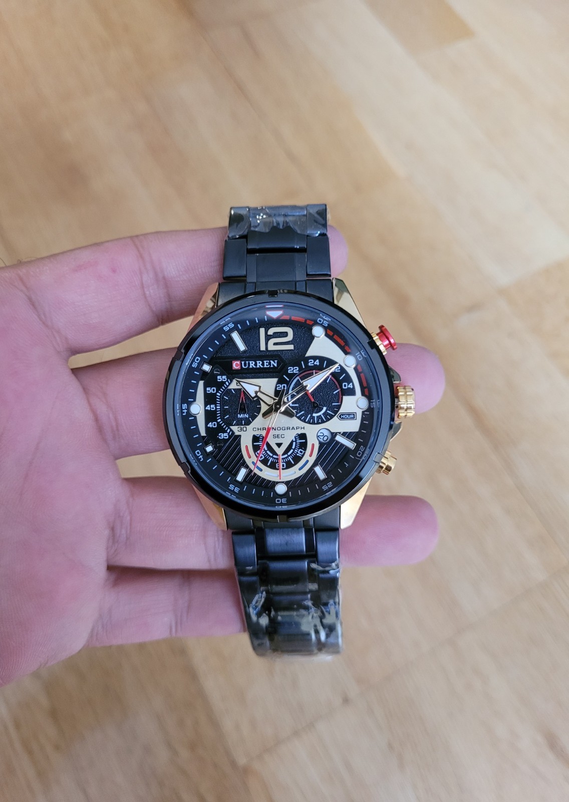 CURREN Stylish Chronograph Stainless Steel Watch for Men