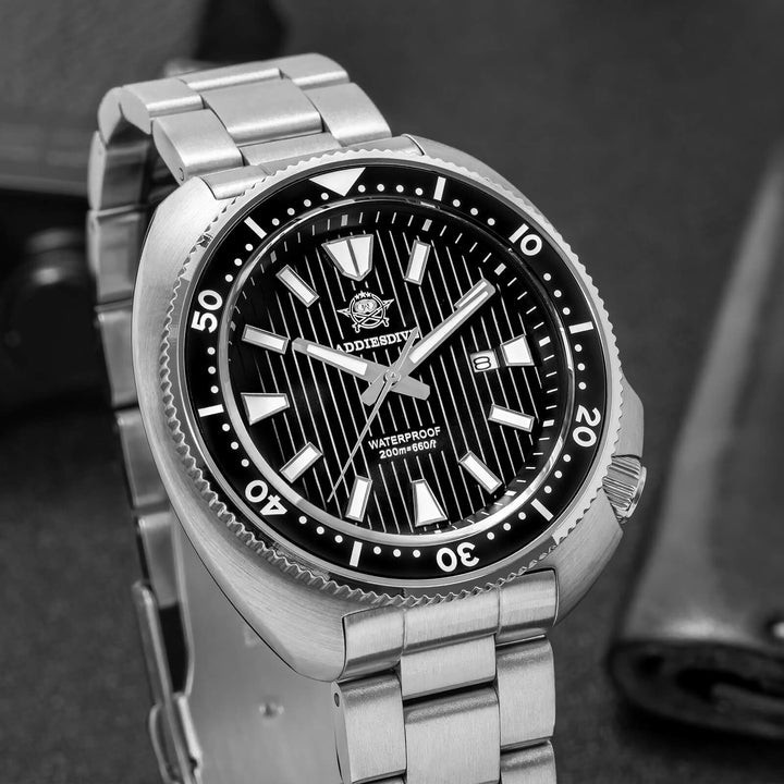 Addiesdive AD2507 Turtle Quartz Diver.Ships from USA.