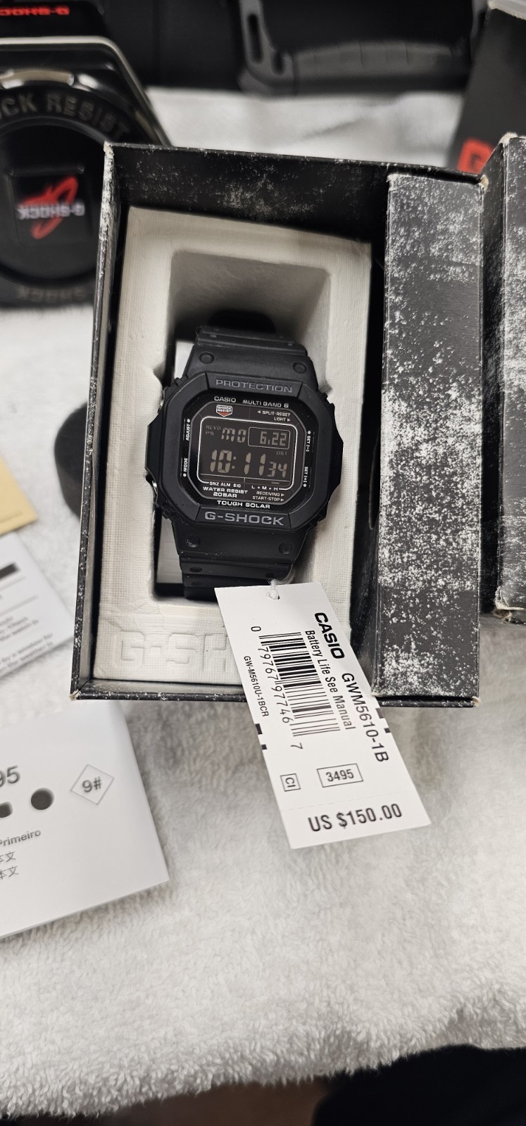 Casio G-Shock GW-5610-1B GW-5610U