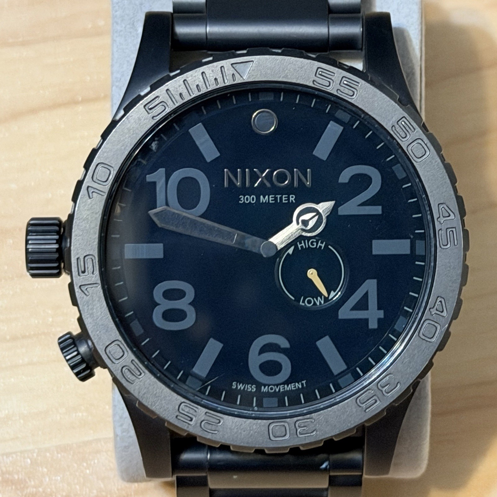 Nixon The 51-30 “Simplify” Black Gunmetal Men’s Analog Tide Watch PARTS / REPAIR