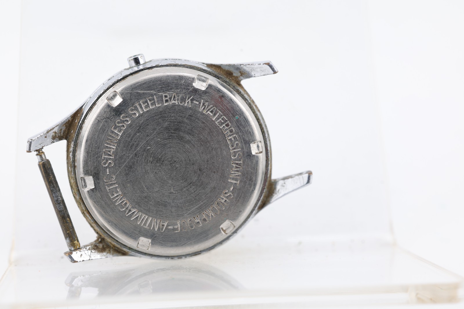 BARON BAYLOR 7j HERMANN BECKER WRIST WATCH, 30mm 15mm LUG, FOR REPAIR (GF)