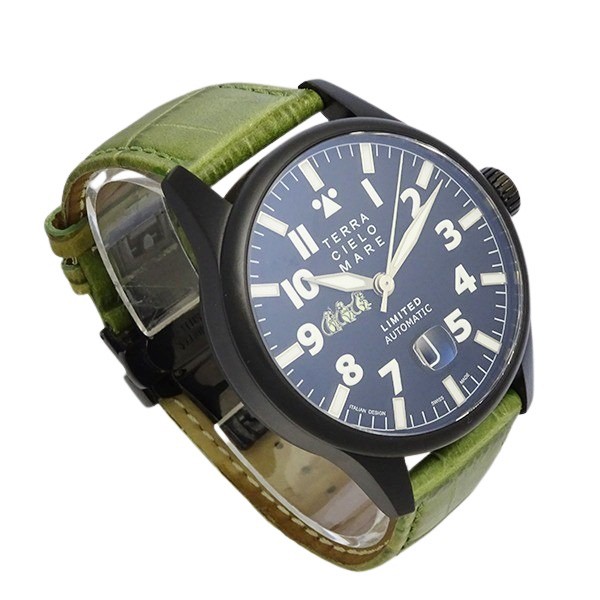 TERRA CIELO MARE Aviatore Mark II TC7103LIM3PA Arm 19.0cm 7.5in Automatic Watch