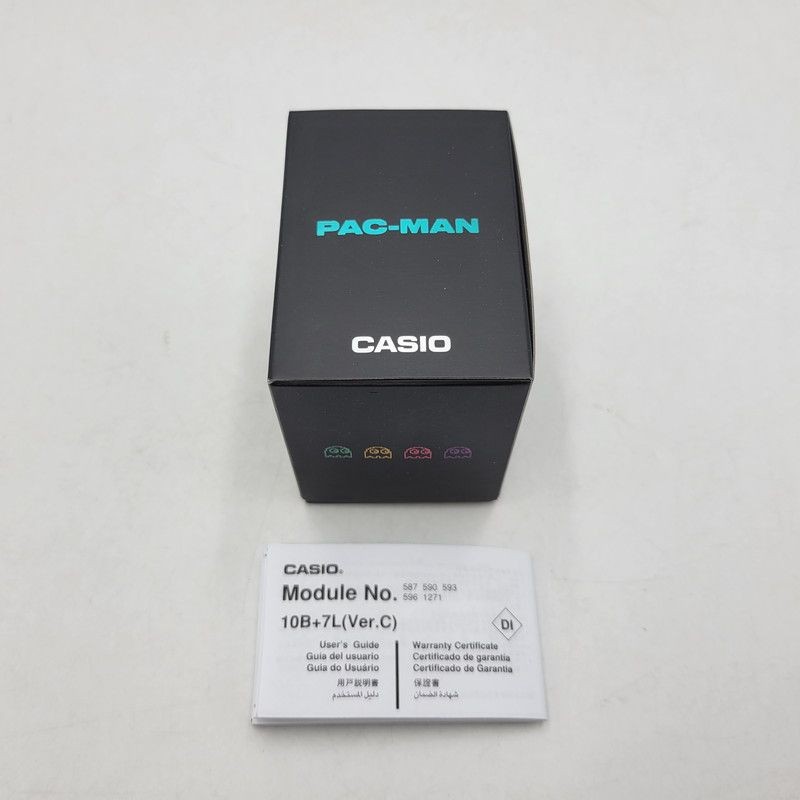 Used excellent condition CASIO PAC MAN DIGITAL QUARTZ F 91WPC 1ADR digital quart