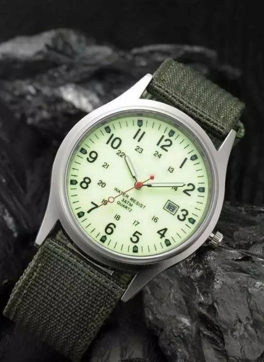 Super Luminous Soki Quartz Watch – new – Men’s Military Style Watch