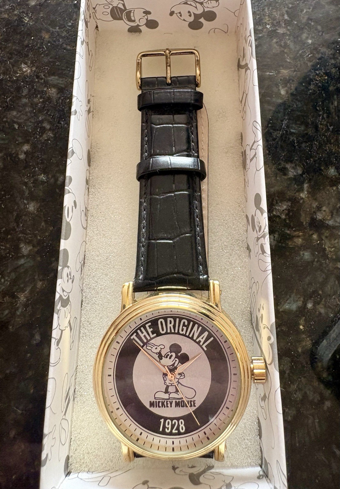 Disney Mickey Mouse 90th Anniversary Watch 1928 – Never Worn – Original Box