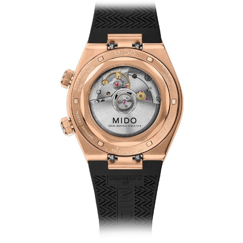 Mido Multifort 8 Two Crowns 40mm Black Dial Men’s Watch M0475073705100