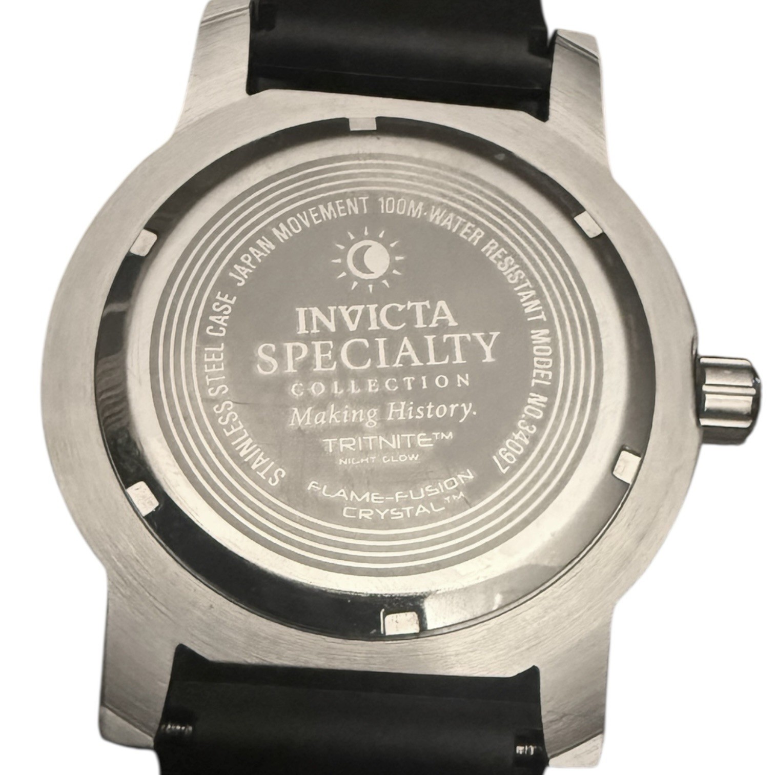 Invicta Men’s Specialty Collection Black/Gold Watch Model 34097