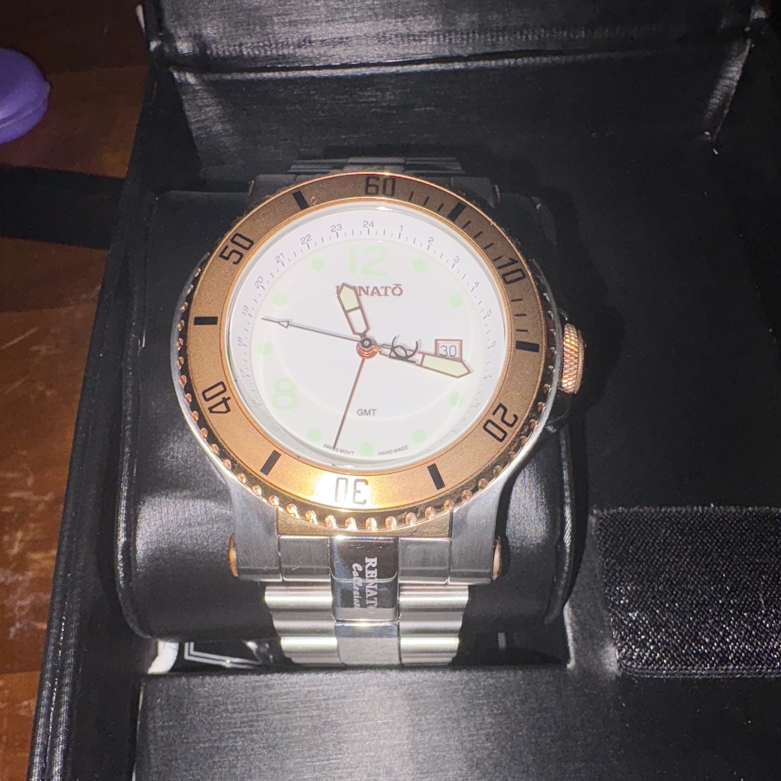 Renato TRex Diver GMT Men’s Quartz 52mm White Dial Limited Edition 16/100