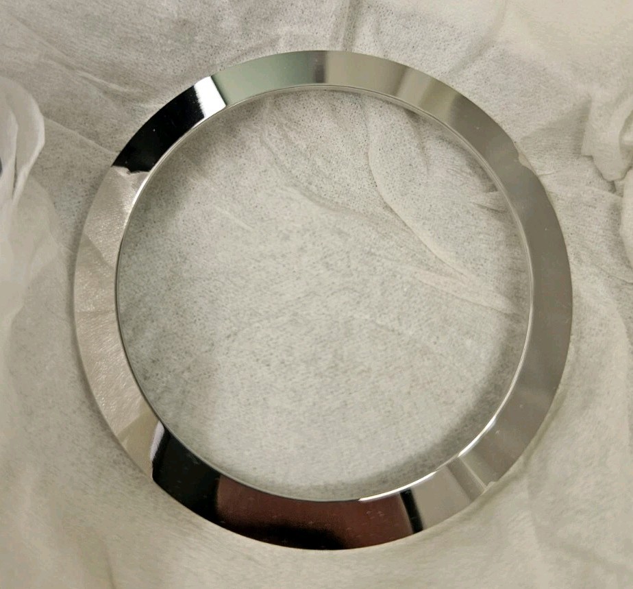 NEW Jacob & Co Plain Stainless Steel 47mm Bezel Five Time Zone + Pouch $$ PER 1
