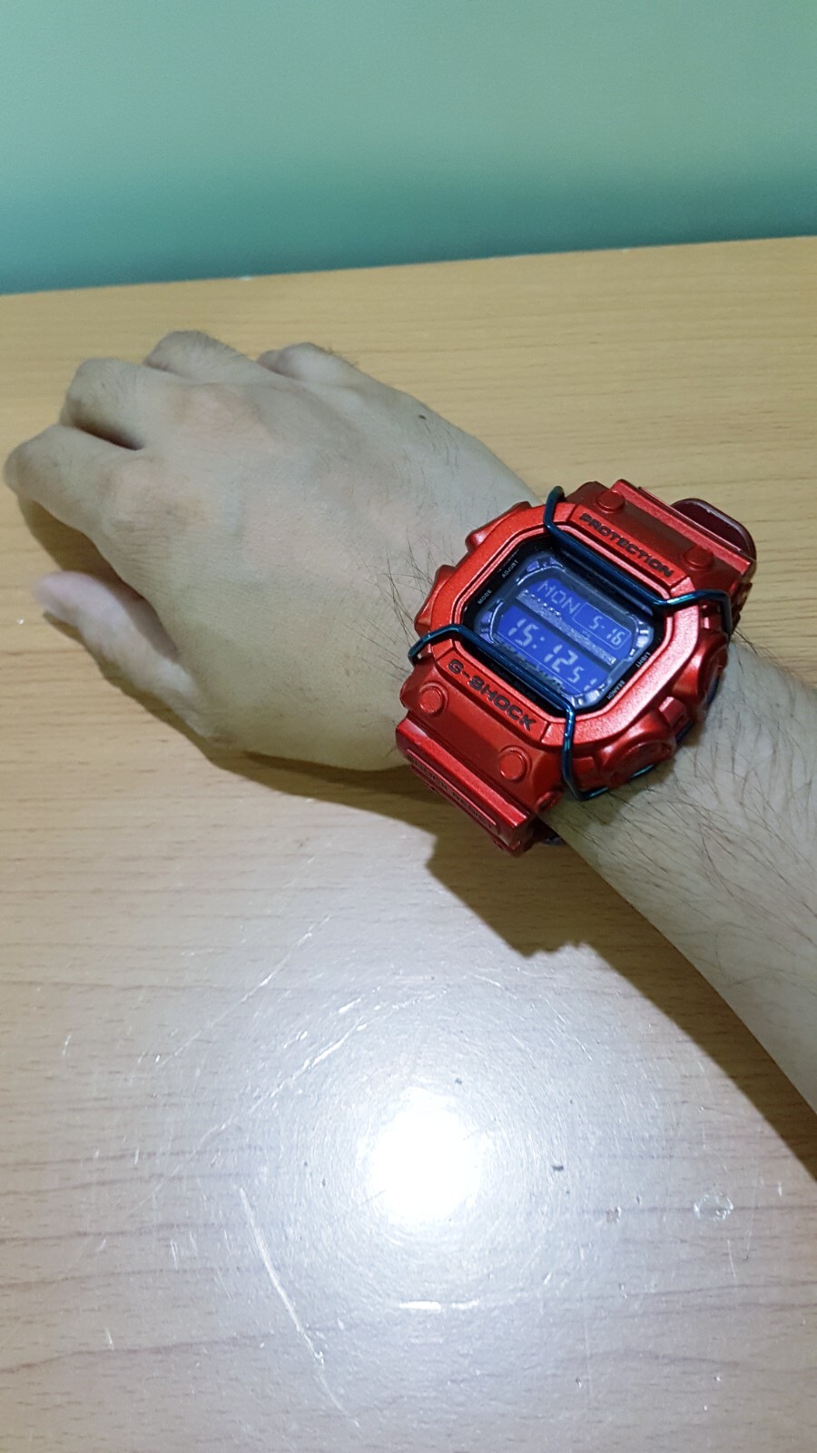 G-Shock King Solar GX-56 Unique Customs Optimus Blue Red Metallic Silver Carbon