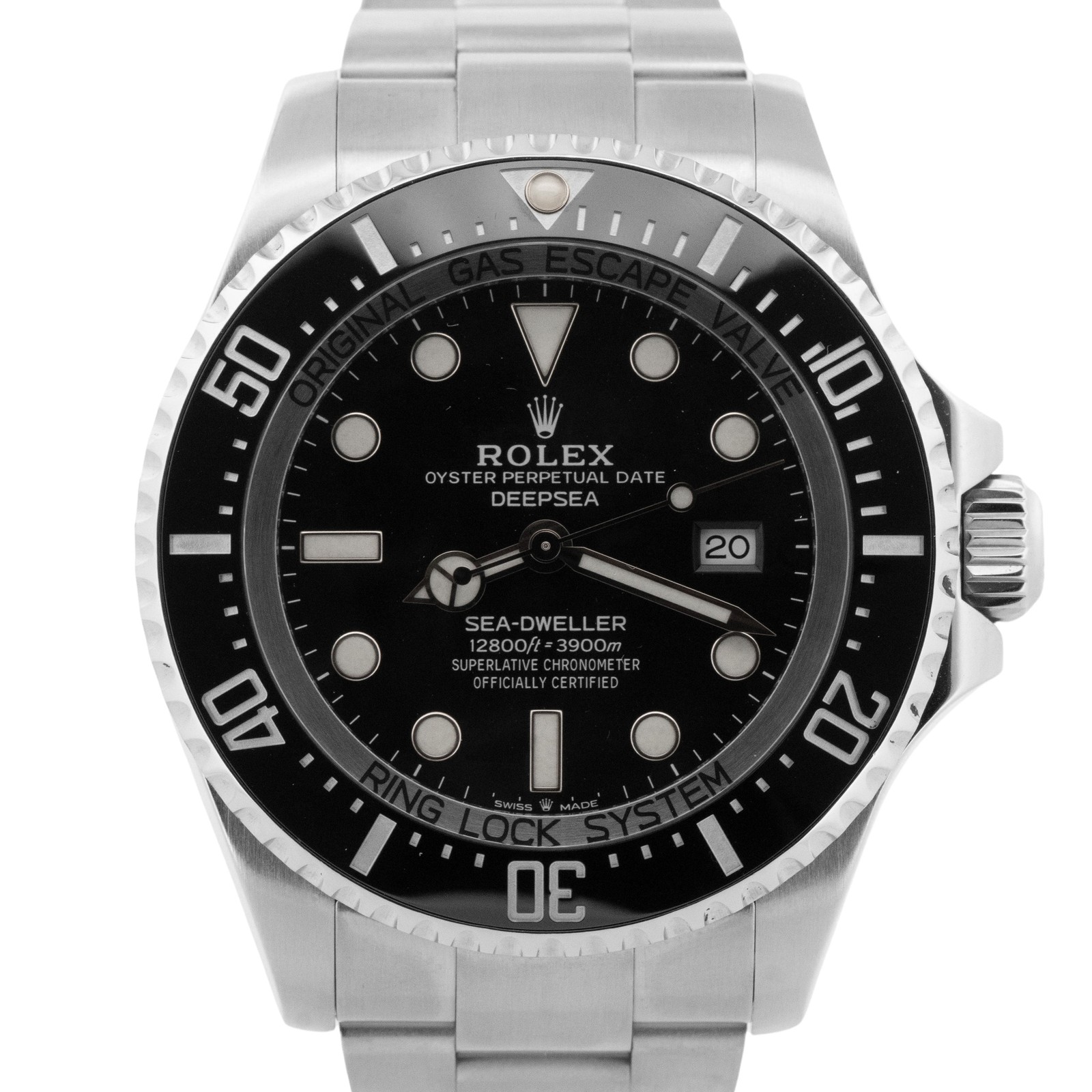 2018 PAPERS Rolex Sea-Dweller Deepsea BLACK Steel 44mm 126660 Watch BOX