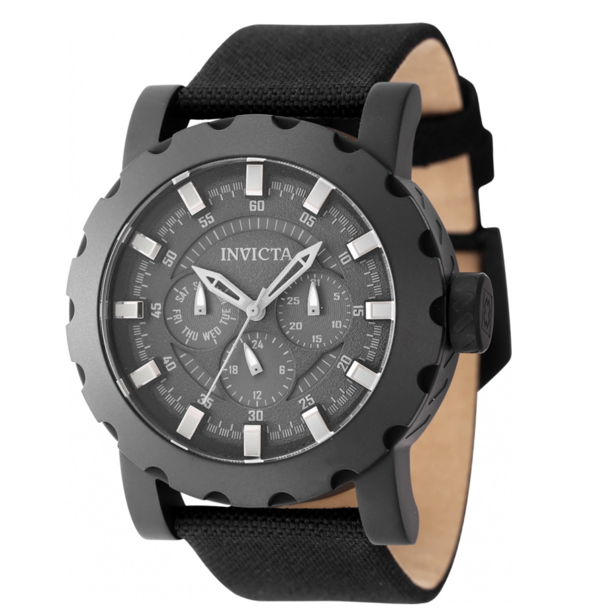Invicta I-Force Commando Men’s 46mm Stealth Black Day / Date Quartz Watch 47585