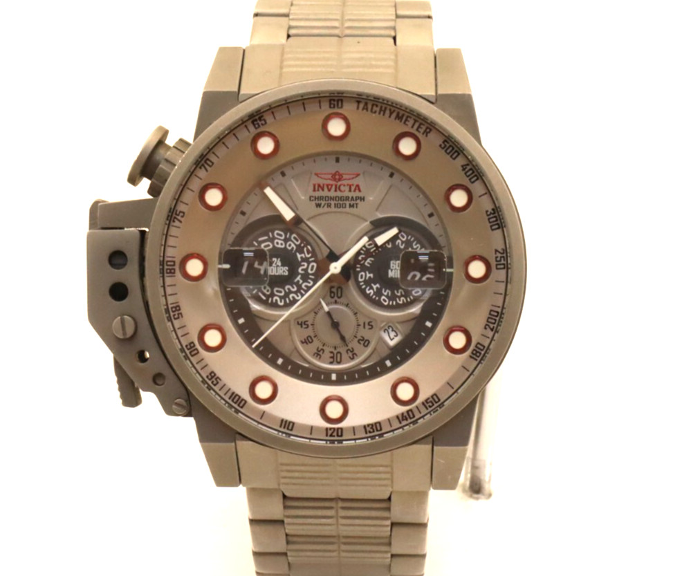 Invicta 18698 I-Force Bomber Chronograph Watch Gunmetal 50mm #162