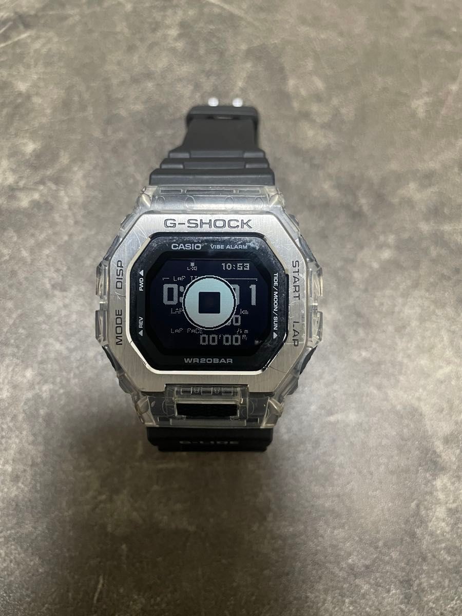 CASIO G SHOCK G LIDE GBX 100 Clear Skeleton
