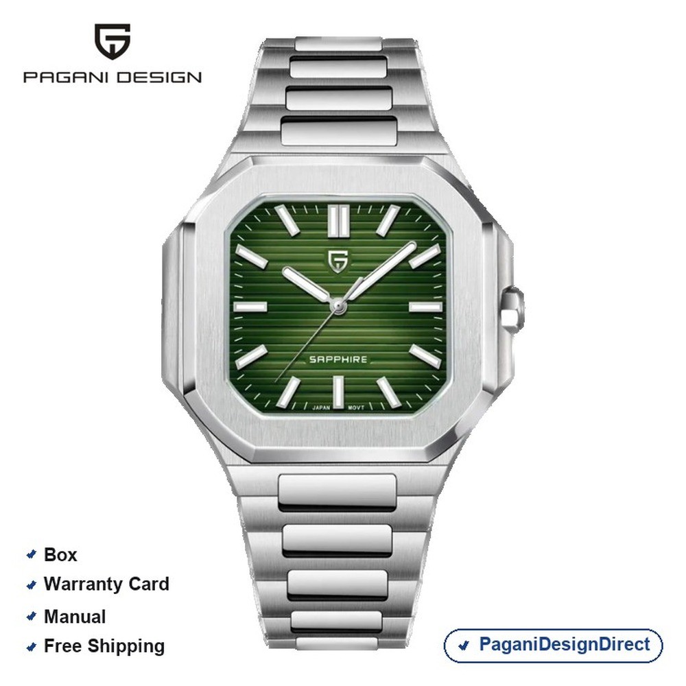 Pagani Design PD-YS019 Green Stainless Steel Automatic Men’s Watch