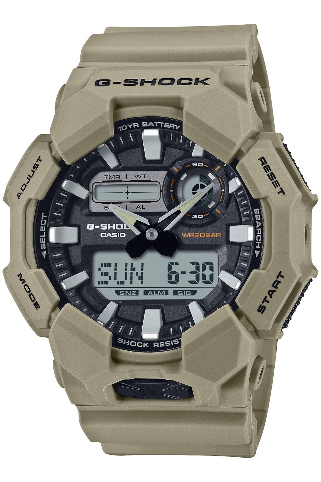CASIO G-shock long-life battery with biomass plastic GA-010-5A From Japan
