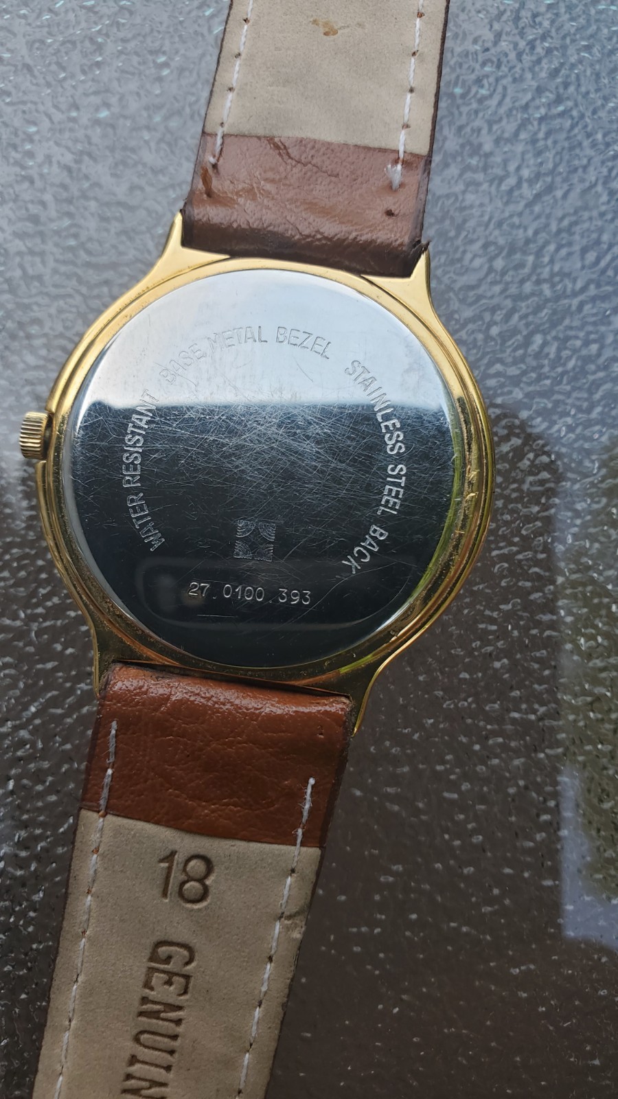 Zenith Moonphase Triple Date 19.0090.392 QUARTZ GOLD-PLATED DRESS WATCH MEN’S