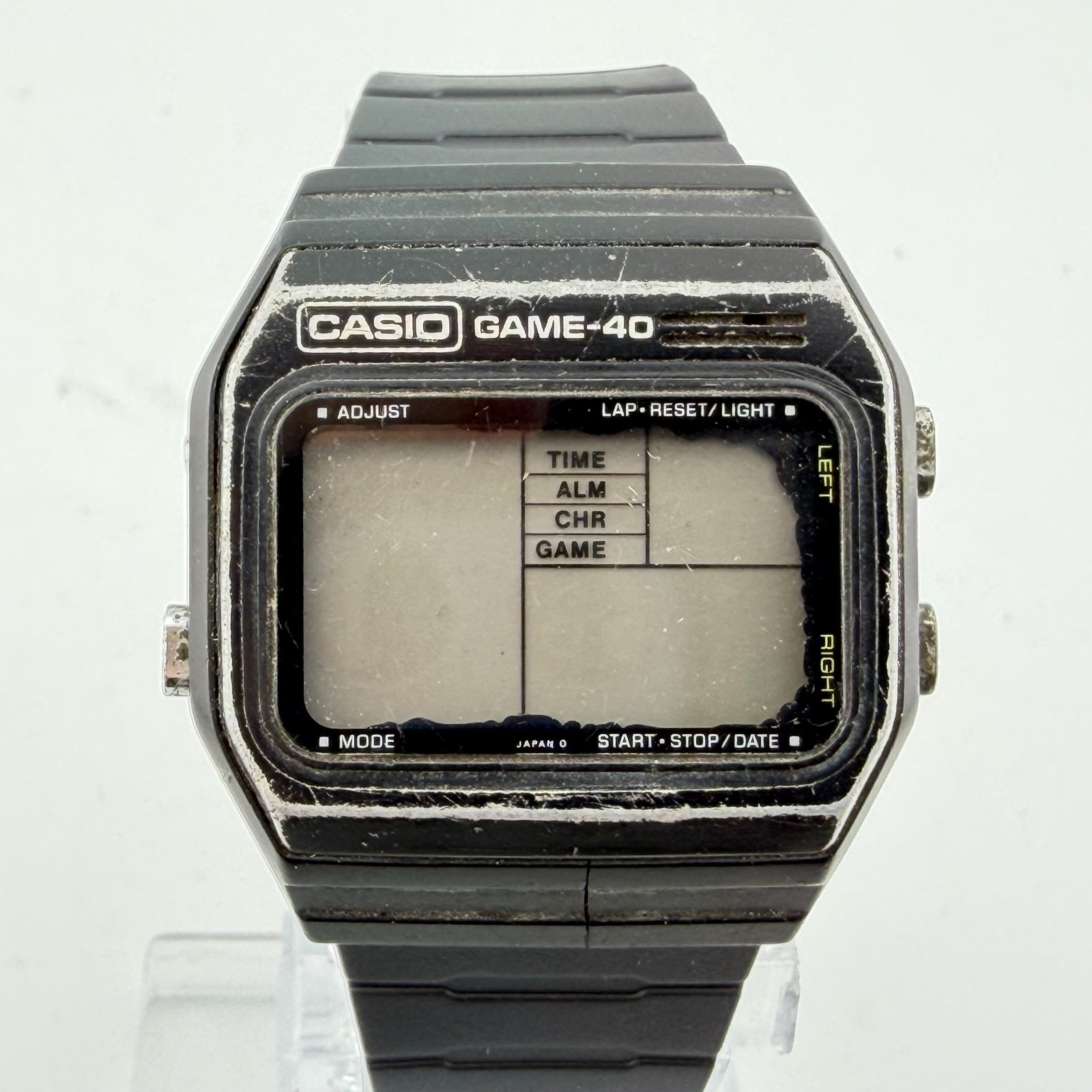 Casio GM-40 Game-40 Digital Game Watch Module 245 FOR PARTS OR REPAIR Japan