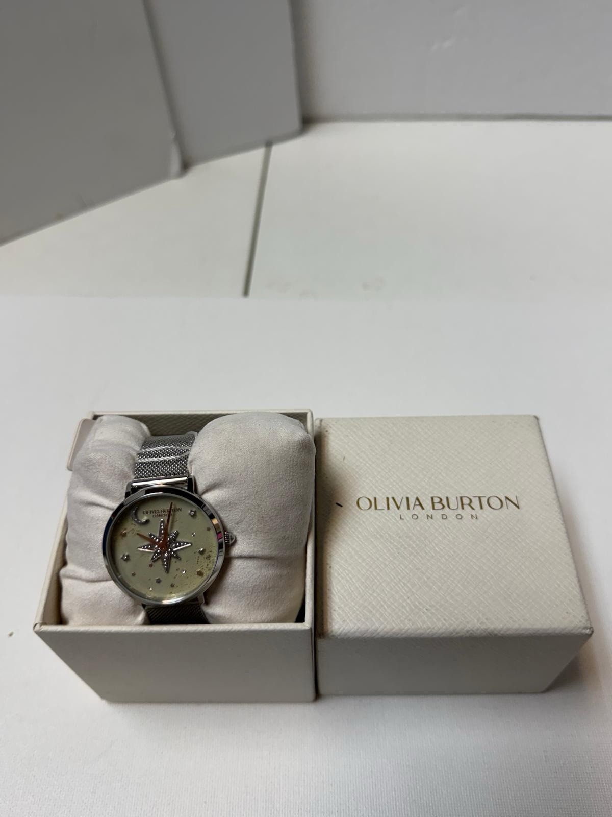 Olivia Burton Celestial Silver Bracelet Watch OB1433141235 3BAR Japan