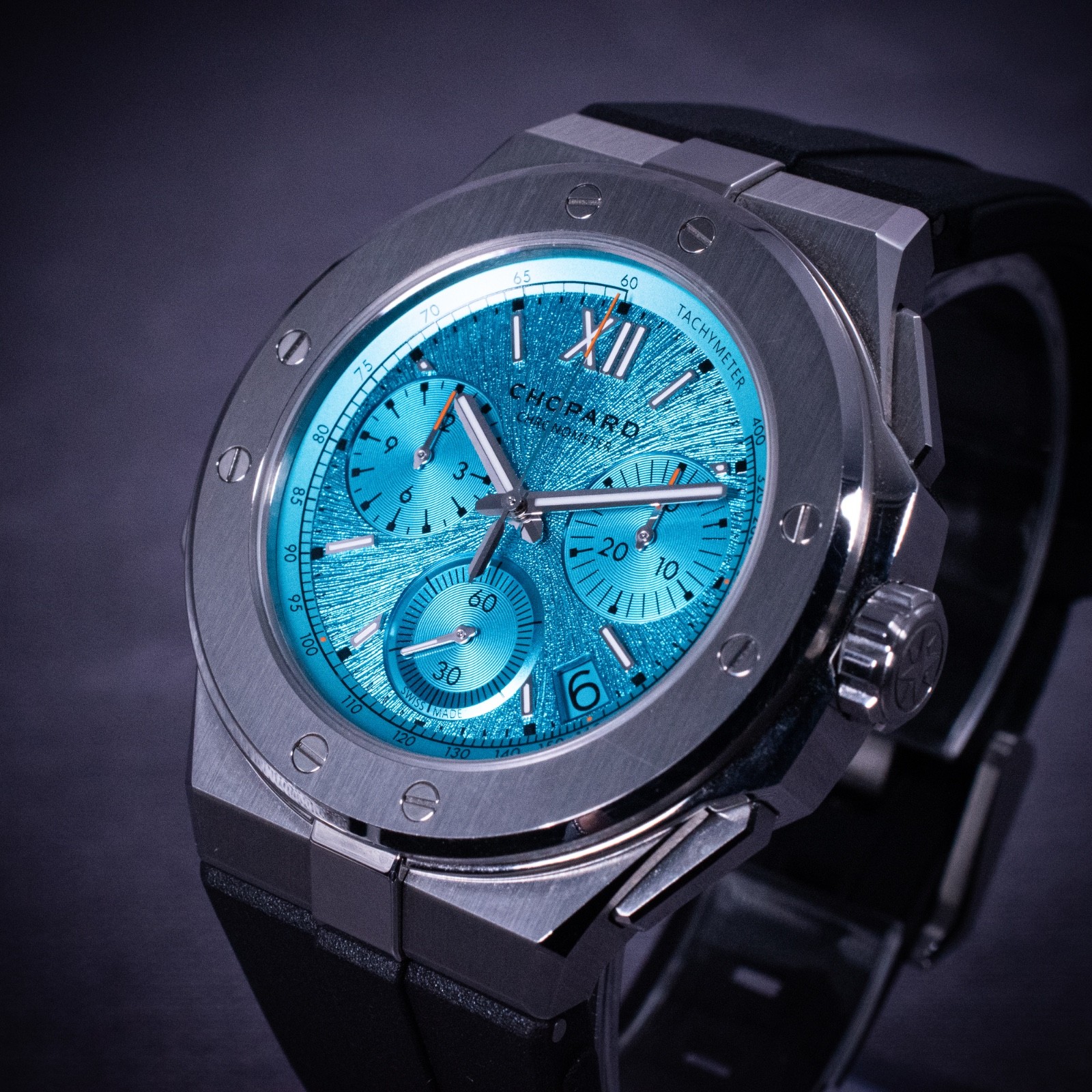 Chopard Alpine Eagle XL Chrono 44mm Maritime Blue Dial, Ref. 298609-3006 w/ B&P